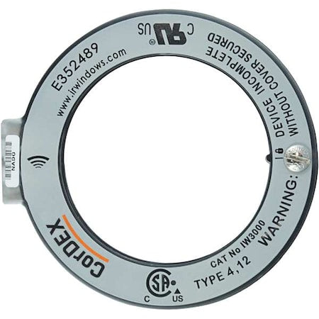Cordex IW3000 Round IR Window, Crystal