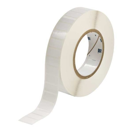 Brady THT-59-423-10 Thermal Transfer Label, White, Labels/Roll: 10,000