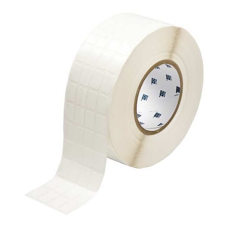 Brady THT-68-498-10 Thermal Transfer Label, White, Labels/Roll: 10,000