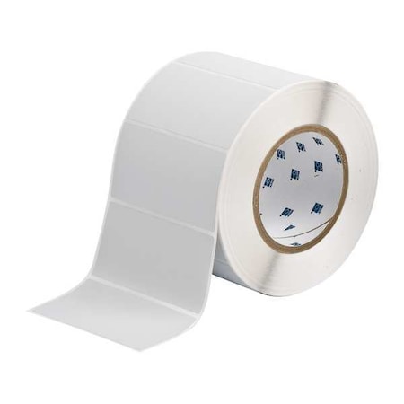 Brady THT-55-428-1 Thermal Transfer Label, Silver, Labels/Roll: 1000