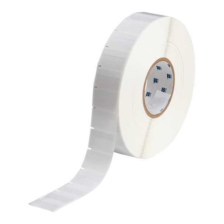 Brady THT-118-427-5 Thermal Transfer Printer Labels, White on Translucent, Labels/Roll: 5000