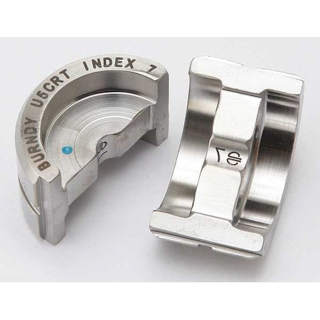 Burndy U5CRT Crimping Die, U Style, 12 tons, 6 AWG