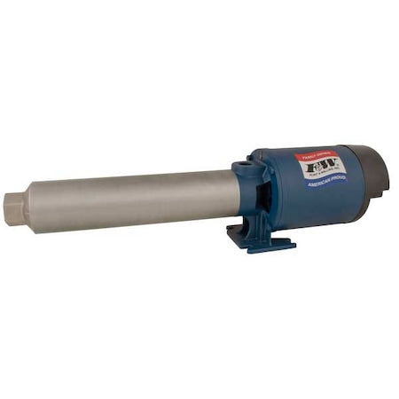 FLINT & WALLING PB0516A073 Booster Pump, 3/4 hp, 208 to 240/480V AC, 3 Phase, 3/4 in NPT Inlet Size, 16 Stage