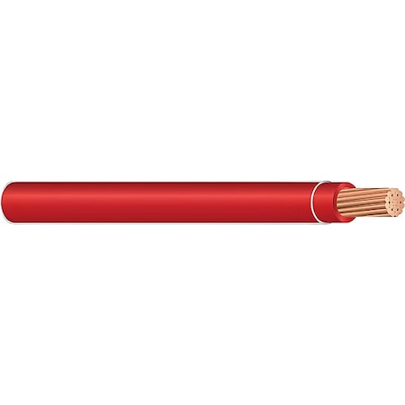 Southwire 22966658 THHN Building Wire, Copper, 12 AWG, 1C, Red, Stranded