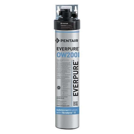 Pentair Everpure EV927570-75 Water Filter System, 0.5 gpm, 0.5 Micron, 19 in H