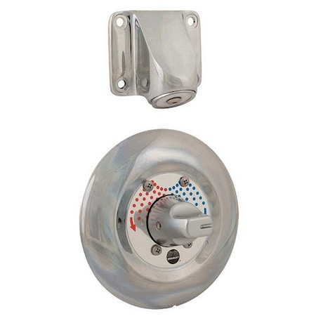 Bradley S77-952 Showerhead, In-Wall, Lever, Chrome, Brass