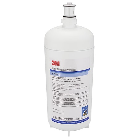 3M Filtration HF40-S Quick Connect Filter, 2.5 gpm, 0.2 Micron