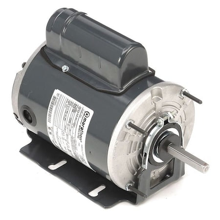 Leeson 048A17T2004 Permanent Split Capacitor General Purpose Farm Duty Motor, 1/2 HP, 48Z Frame, 115/230V AC Voltage