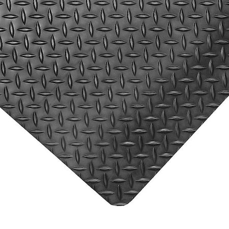 Notrax 738C0036BL Traction Runner, 5/32 in Thickness, 3 ft W x 75 ft L, Black