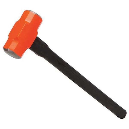 Westward 24Z031 Sledge Hammer, 6 lb., 30 In, Rubber/Steel