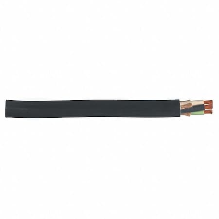 Carol 02726.38.01 SOOW, Portable Cord, 12 AWG, Indoor/Outdoor, Black, Carolprene, 500 ft