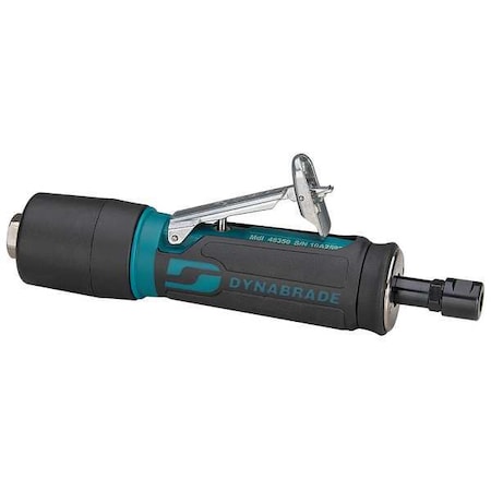 Dynabrade 48350 Straight Die Grinder, 1/4 in NPT Female Air Inlet, 3 mm, 1/8 in Collet, Heavy Duty, 35,000 RPM