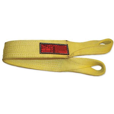 Stren-Flex EET-2-912-06 Synthetic Web Sling, Type 4, 6 ft L, 12 in W, Nylon, Yellow