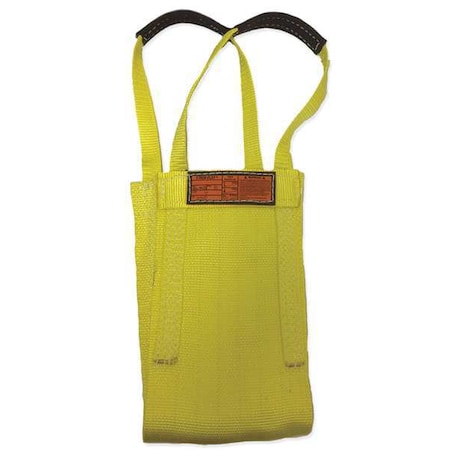 Stren-Flex LB2-916-18 Synthetic Web Sling, Type 9, 18 ft L, 16 in W, Nylon, Yellow