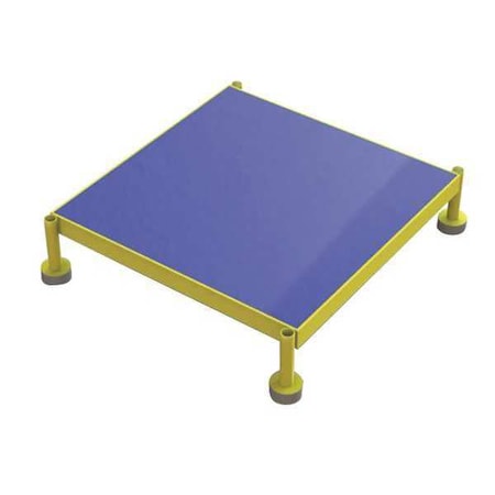 TRI-ARC MCOS24245 Adjustable Height Work Platform, Steel, 800 lb Load Capacity, 5 in to 8 in Platform Height