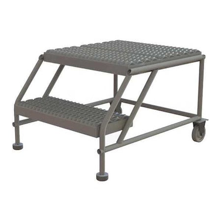 TRI-ARC WLWP022424 Mobile Work Platform, 2 Step, Steel, 20