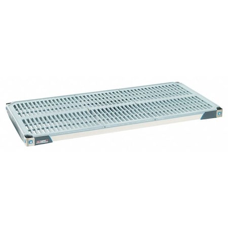 Metro MX2454G Shelf, Open Style, 54 in D, 24 in W, 2 3/8 in H, Blue, Taupe