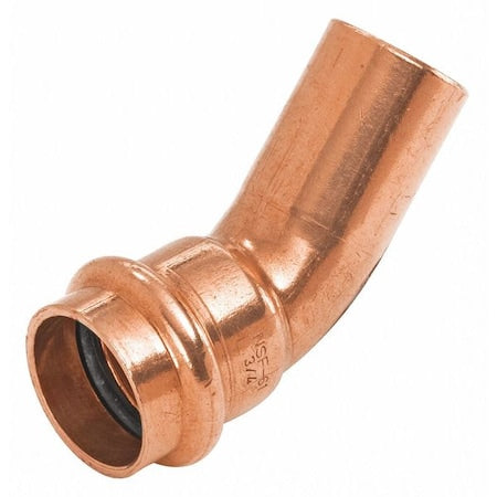 Nibco 9047000PC Elbow, Copper, Threaded4 in, Socket4 in