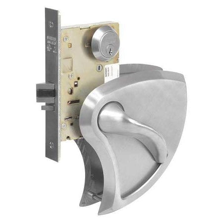 Sargent SG-8205BHW-32D LH W INSIDE TURN PIECE Lever Lockset, Mechanical, Entrance