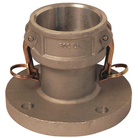 Dixon 300-DL-AL Flange Coupler, 3 x 3 In, 125 psi, Aluminum