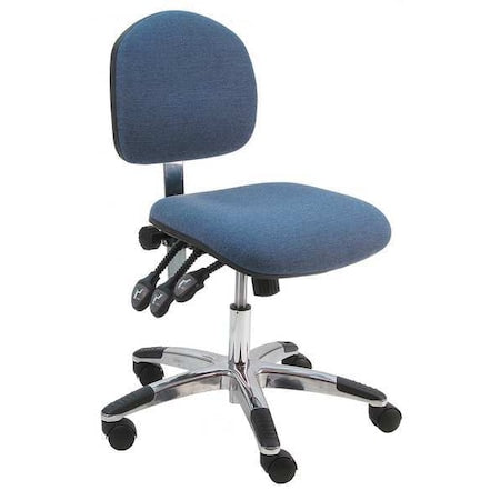 Benchpro LAS-F-TLC-WW-BLUE Fabric Task Chair, 18