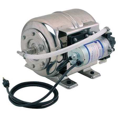 Pentair Shurflo 804-023 Booster Pump System, 1/3 hp, 115V AC, 1 Phase, 3/8 in Barb Inlet Size, 1 Stage, 117 psi Max Pressure