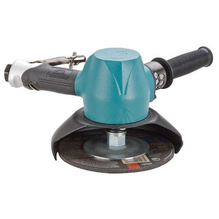 Dynabrade 53232 Type 27 Angle Grinder, 1/2 in NPT Air Inlet, Heavy Duty, 6000 rpm, 2 HP