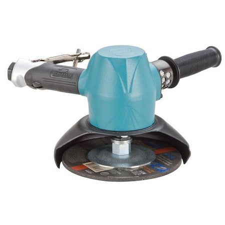 Dynabrade 53245 Type 27 Angle Grinder, 1/2 in NPT Air Inlet, Heavy Duty, 8500 rpm, 3 HP