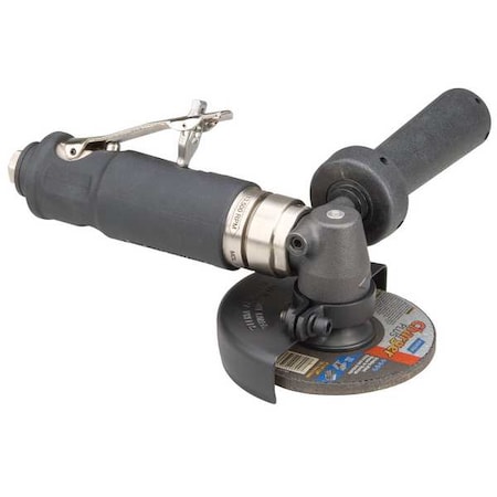 Dynabrade 54787 Type 27 Angle Grinder, 1/4 in NPT Air Inlet, Heavy Duty, 12,000 rpm, 0.7 HP