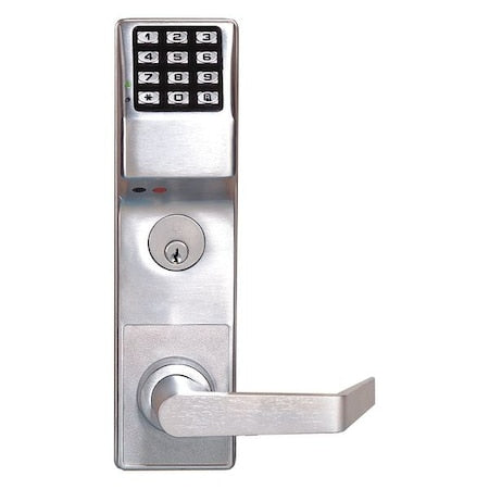 Locdown DL6500CRR US26D Electronic Lock, Brushed Chrome, 12 Button