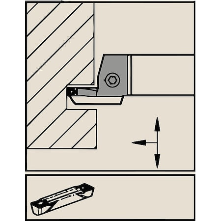 Widia 3656169 Thread Turning Toolholder