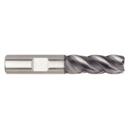 Widia 4V1519007ET Corner Radius End Mill, 0.75 in, Carbide