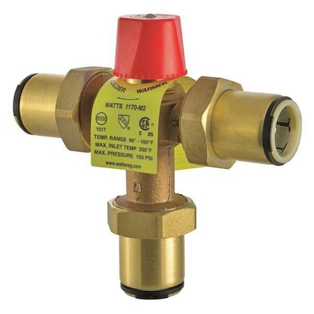 Watts LF1170-M2-QC Thermostatic Mixing Valve, 3/4 in.