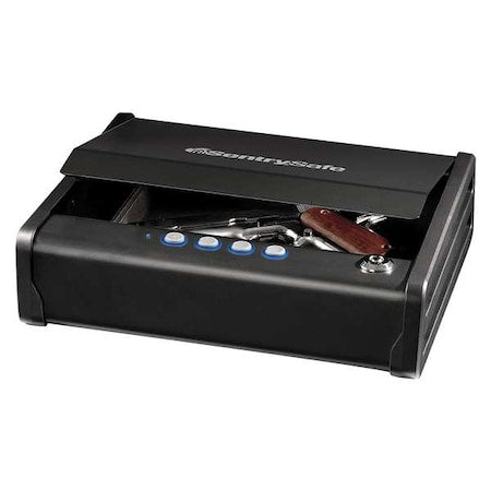 Sentry Safe QAP1E Pistol Safe, Electronic Lock, 11.9 lbs, 0.08 cu ft, Not Rated, Pistol