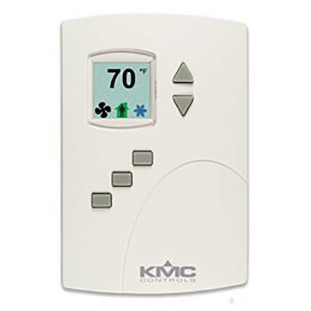 Kmc Controls BAC-4001CW0003 BACnet MS/TP Thermostat, Heat Pumps With Aux