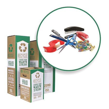 Zero Waste BOX CS25-L Office Supplies Box, 37 in L, 15 in W