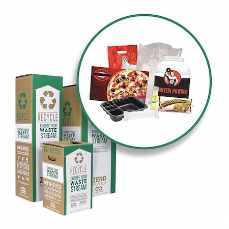 Zero Waste BOX CS33-L Plastic Packaging Box, 37 in L, 15 in W