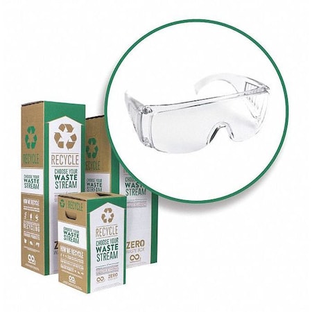 Zero Waste BOX CS93-M Protective Eyewear Box, 40 in L, 11 in W