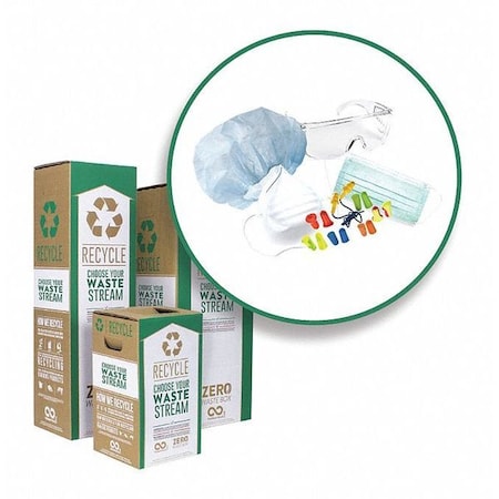 Zero Waste BOX CS58-M SafetyEquipment/PPEBox, 40 in L, 11 in W