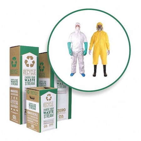 Zero Waste BOX CS67-M Disposable Garments Box, 40 in L, 11 in W