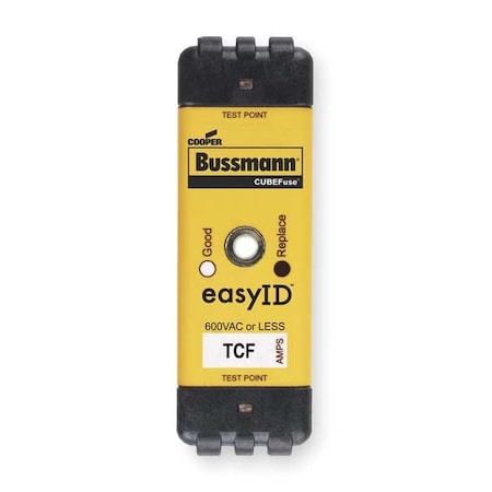 Eaton Bussmann TCF100 UL Class Fuse, CF Class, Time-Delay, 100A, 600V AC, Indicating