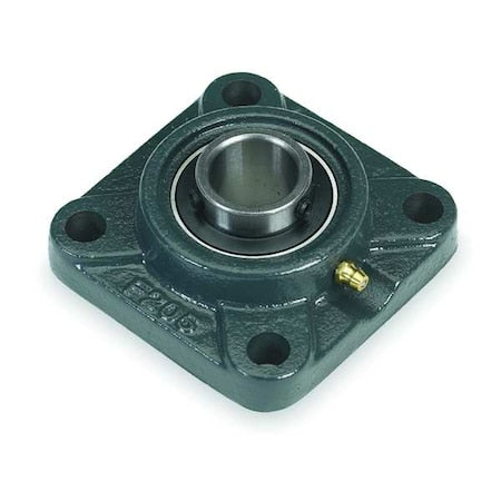 DAYTON 3FCY7 Flange Bearing, 4-Bolt, Ball, 2-7/16