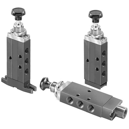 Parker 410931000 Manual Air Control Valve, 4-Way, 1/8In NPT