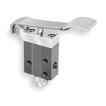 Parker 404711000 Manual Air Control Valve, 3-Way, 1/8In NPT