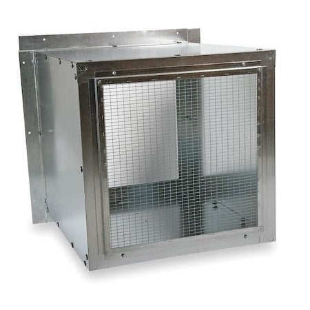 DAYTON 3FKG5 Wall Housing, 60In Bl, Galvanized Steel, 66 1/4In