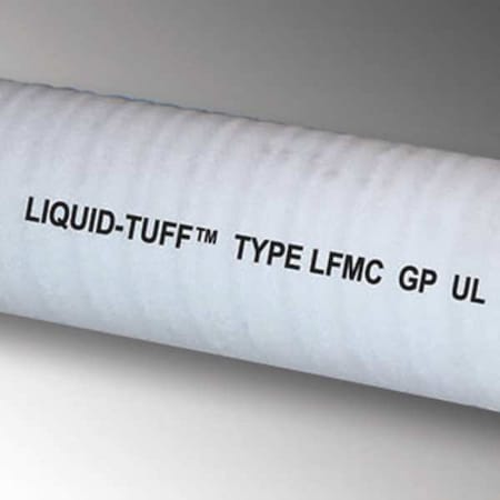 Allied Tube & Conduit 6203-30-OE Liquid-Tight Flex Metal Conduit, 3/4 in Trade Size, 100 ft, 3 in Bend, Steel, Orange
