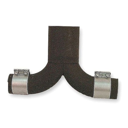 DAYTON 3F817 Dual Vent Kit, Flange-Mount, Steel