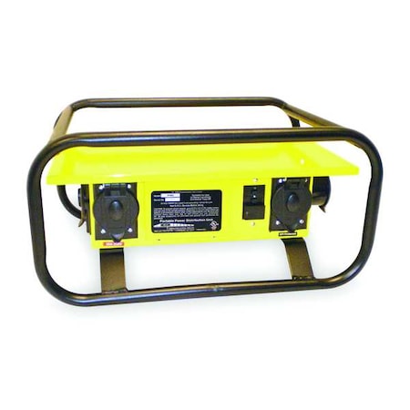 Southwire 8706UGCX Power Distribution Box, 50 AC, (6) 5-20R