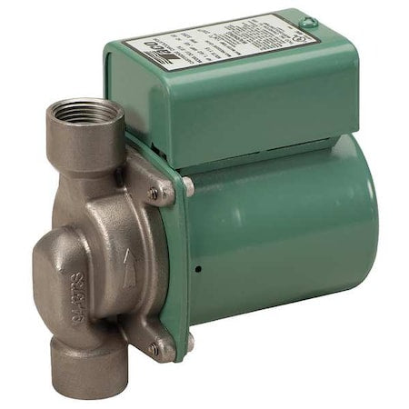 Taco 006-ST4-1 Potable Water Circulating Pump, 1/40 hp, 115V, 1 Phase, NPT Connection