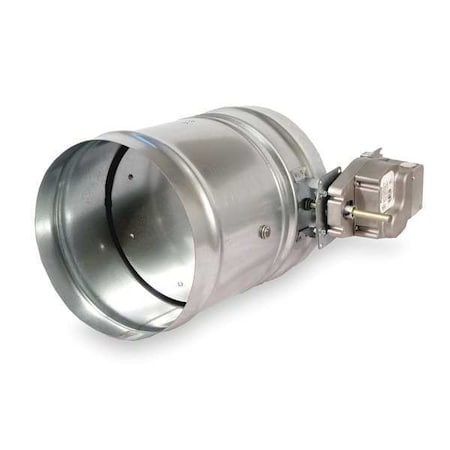 DAYTON 3HGL6 Round Fire/Smoke Damper, 120V, 3000 fpm